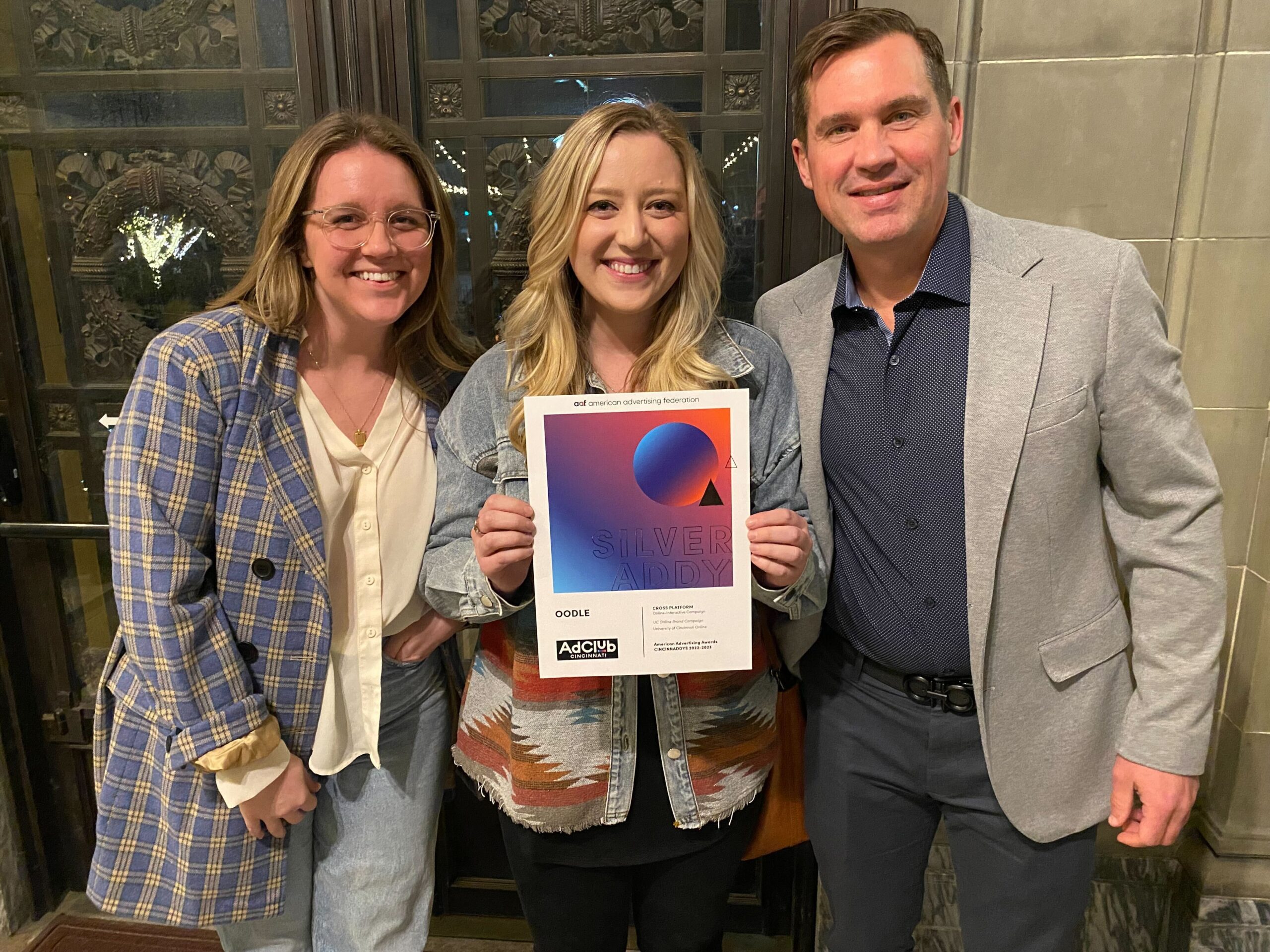 Oodle Wins Silver at the Cincinnati Addys