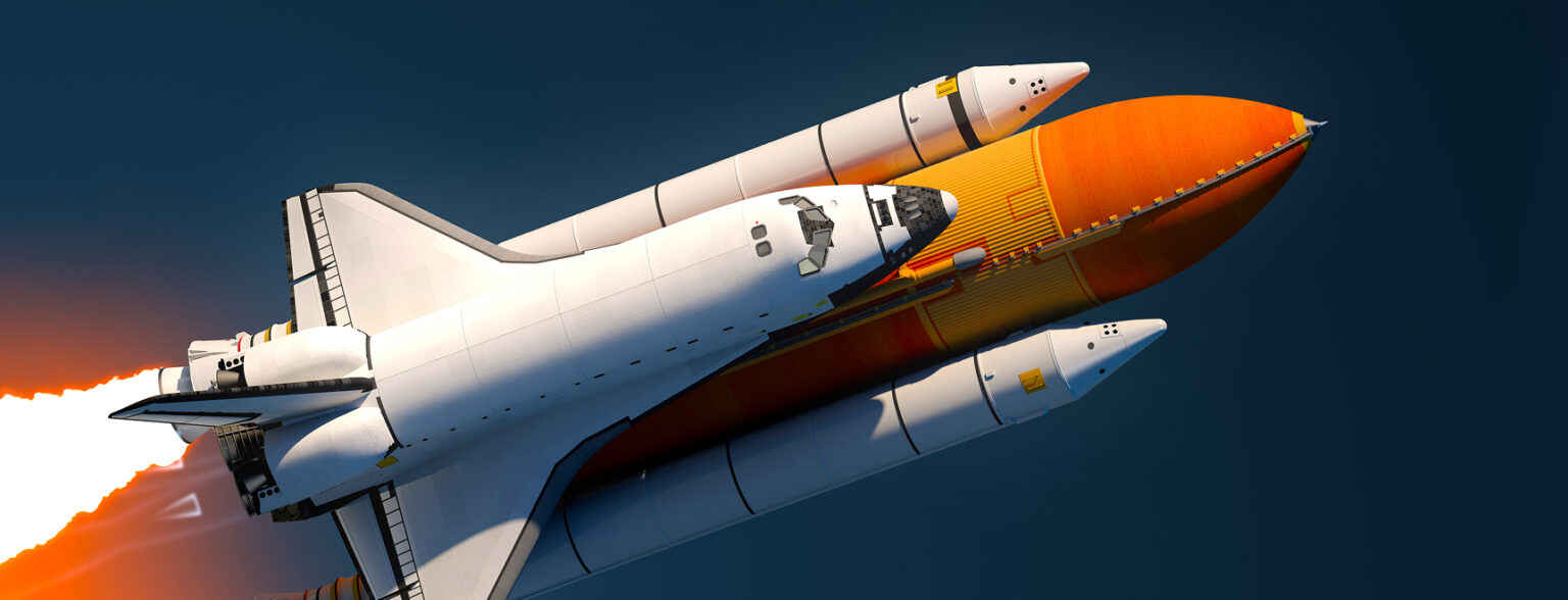 Rocket launch representing go to market strategy